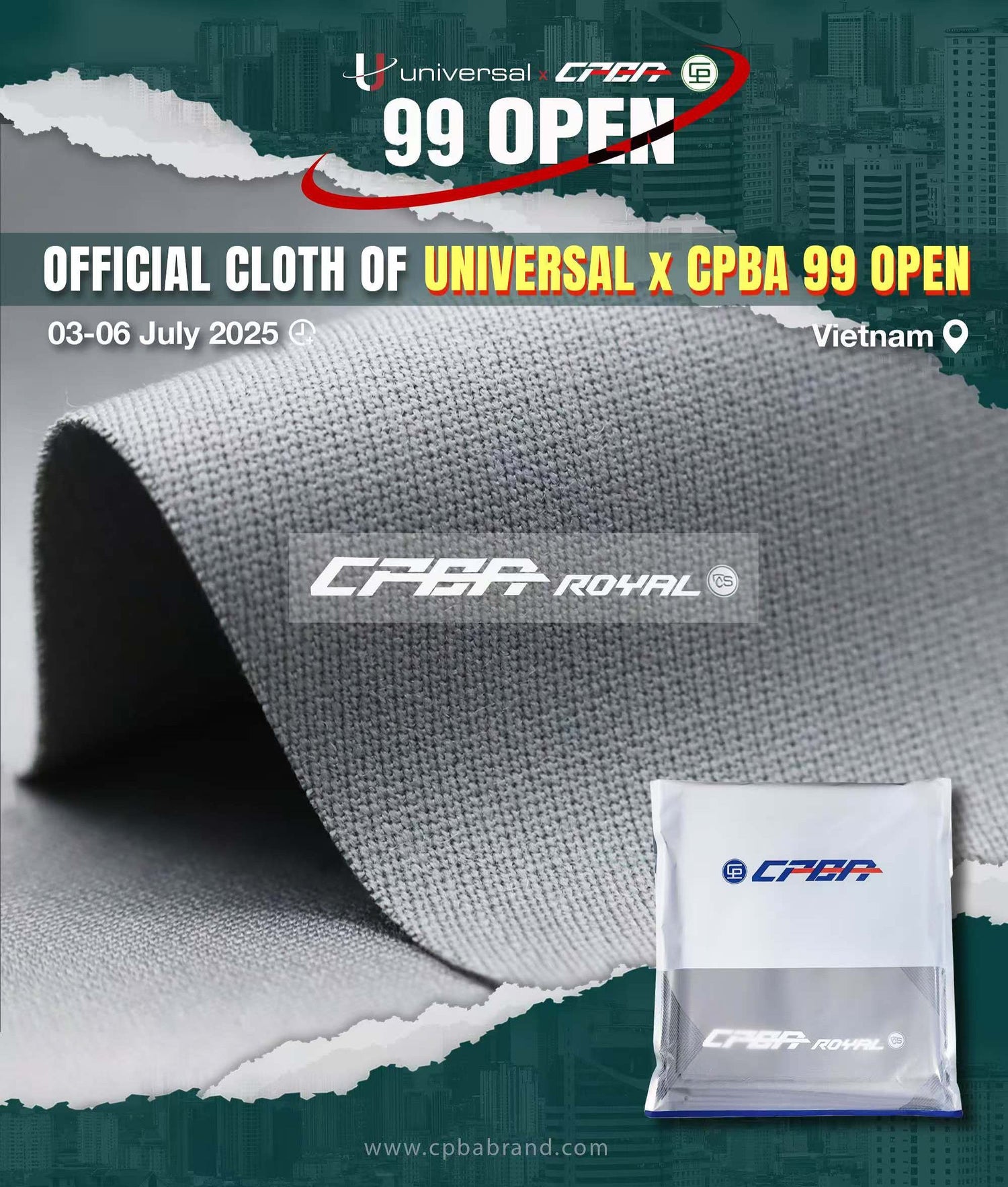 CPBA ROYAL AS Series
The standard choice for world-class tournaments