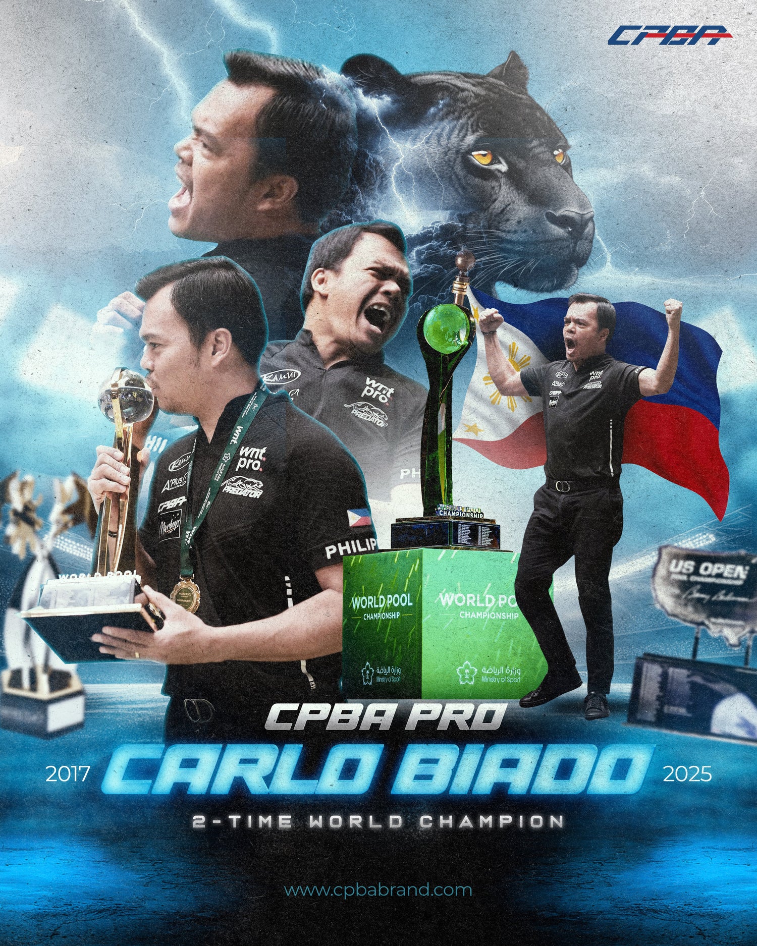 CPBA Pro Carlo Biado — 2-Time World Nine-ball Champion 🇵🇭
