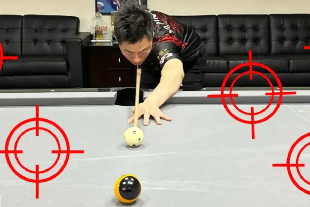 KO PIN YI's Billiards Teaching: How to Aim in Pool