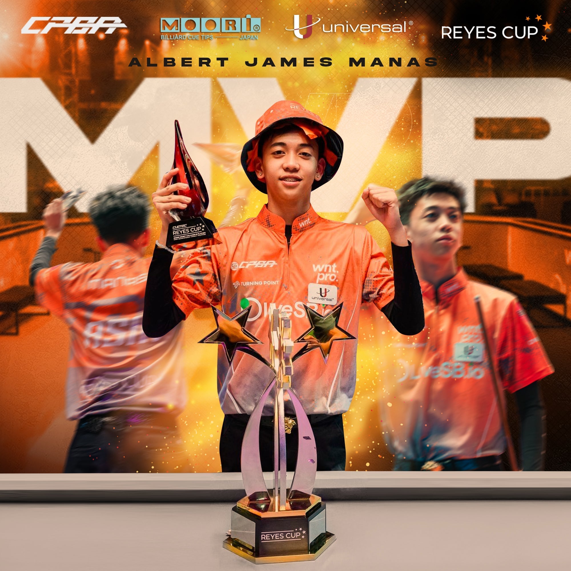 CPBA, MOORI, Universal International Cue Sports Update｜Rising Star AJ Manas Crowned MVP!
