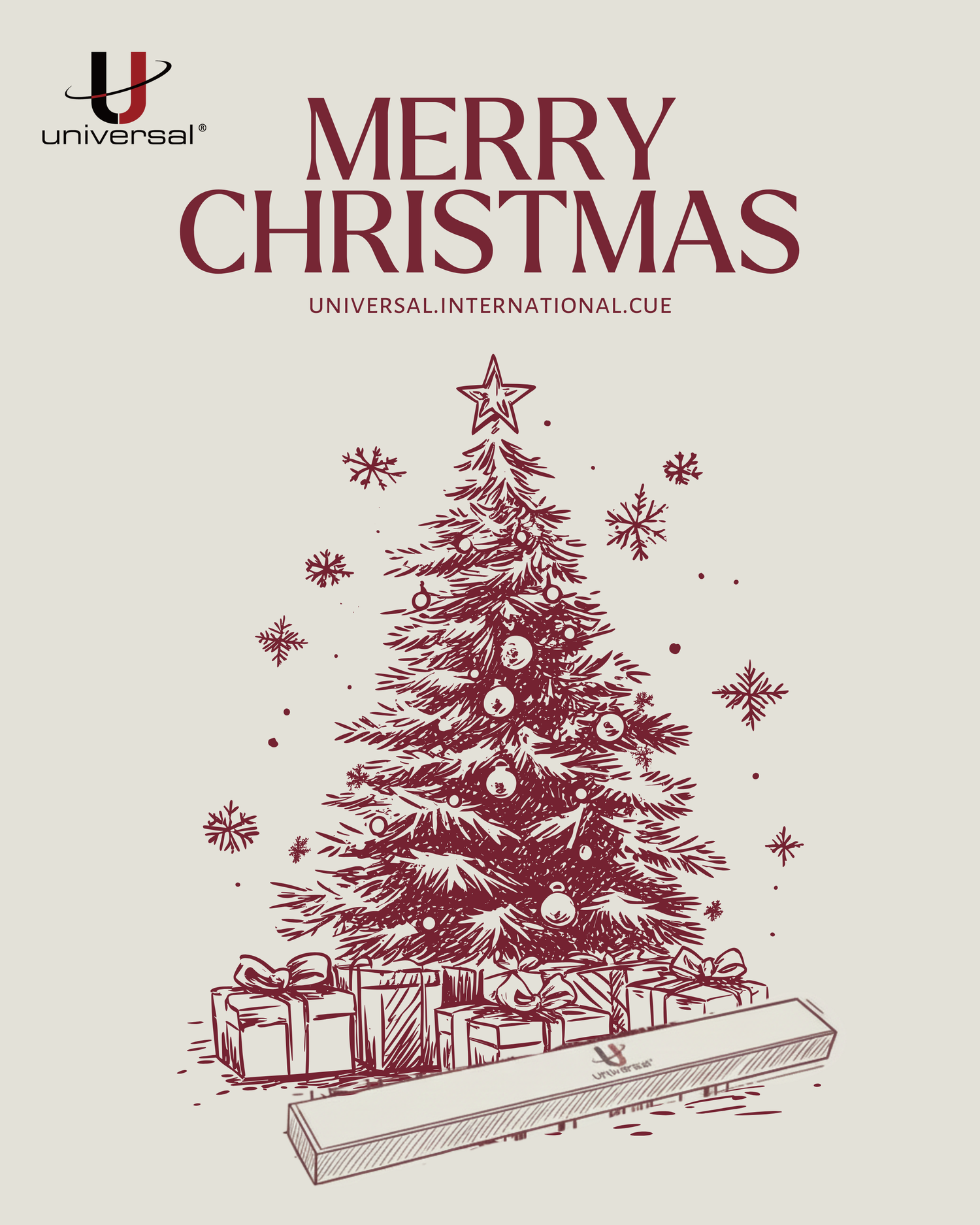 Universal International Cue  Merry Christmas