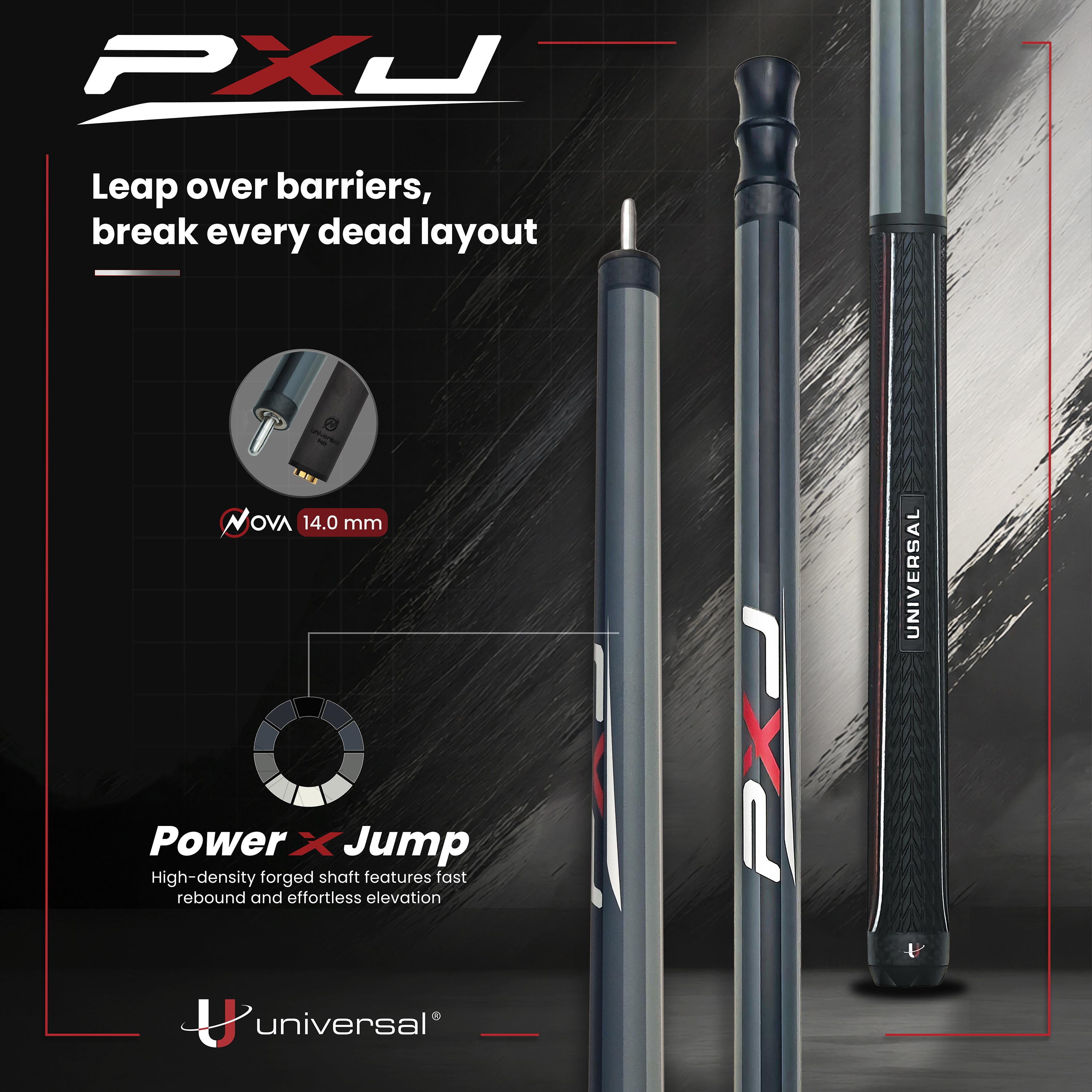 Universal PXJ Jump Cue | Precision Billiard Jump Cue